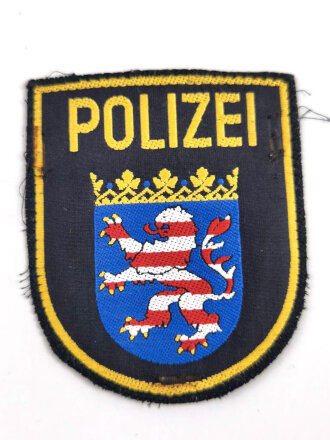 Ärmelabzeichen Wasserschutzpolizei alter Form der Polizei Hessen