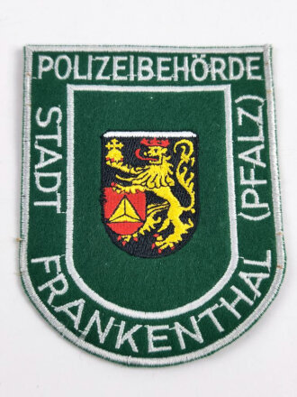 Ärmelabzeichen Polizei Rheinland- Pfalz " Stadt Frankenthal Polizeibehörde "