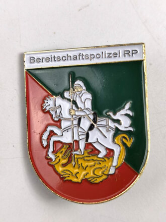 Brustabzeichen ohne Leder der Polizei Rheinland- Pfalz " Bereitschaftspolizei "