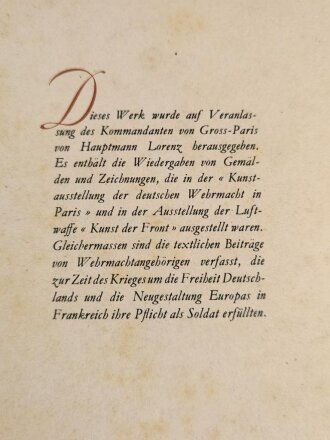 "Frankreich, Ein Erlebnis des Deutschen Soldaten"  Stempel von 1943