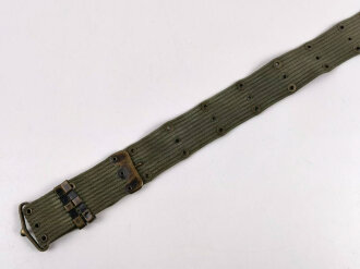 U.S. Army M-1956 Equipment belt ( pistol belt ) Horizontal Weave, measures 123cm as is