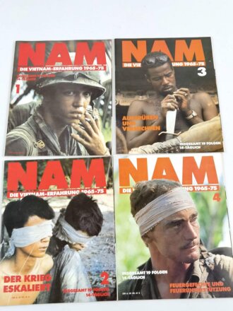 4 Ausgaben " NAM Die Vietnam Erfahrung 1965-75"