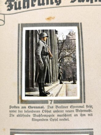 Sammelbilderalbum "Die Deutsche Wehrmacht" - herausgegeben vom Cigaretten Bilderdienst Dresden A.S., ca 70 Seiten, komplett