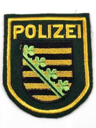 Polizei Sachsen, Ärmelabzeichen