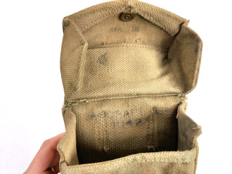 British 1943 dated pattern 1937  basic ammo pouch, used