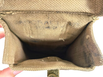 British 1943 dated pattern 1937  basic ammo pouch, used