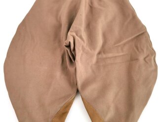 British WWII Army riding breeches, made by "J.G. Plumb & Son, Mlitary outfitters, Westminster"  uncleaned