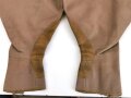 British WWII Army riding breeches, made by "J.G. Plumb & Son, Mlitary outfitters, Westminster"  uncleaned