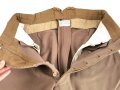 British WWII Army riding breeches, made by "J.G. Plumb & Son, Mlitary outfitters, Westminster"  uncleaned