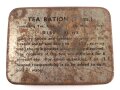 British "Tea Ration" tin