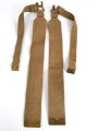 British WWII, Pair of Pattern 1937 Haversack shoulder straps (Left and right  webbing L straps ) used. A set of brass buckles included ( no picture )