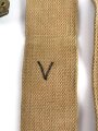 British WWII, Pair of Pattern 1937 Haversack shoulder straps (Left and right  webbing L straps ) used. A set of brass buckles included ( no picture )