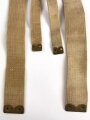 British WWII, Pair of Pattern 1937 Haversack shoulder straps (Left and right  webbing L straps ) used. A set of brass buckles included ( no picture )