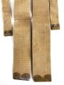 British WWII, Pair of Pattern 1937 Haversack shoulder straps (Left and right  webbing L straps ) used. A set of brass buckles included ( no picture )