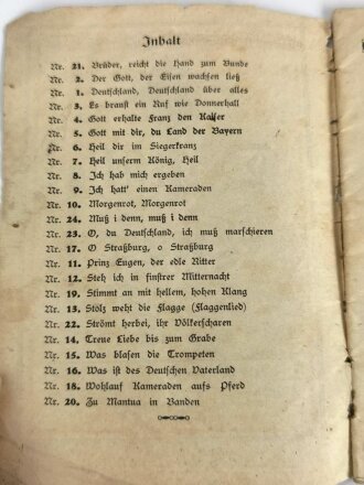 "Deutsche Lieder 1914" 32 Seiten, stärker...