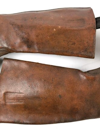 Paar Marschstiefel für Mannschaften der Wehrmacht. Ungeschwärtzes, nicht getragenes Paar. Sohlenlänge 27cm