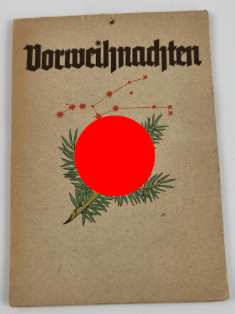 Vorweihnachten, Wandkalendar vom Amt für Schulungsbriefe im Hauptschuhlungsamt der NSDAP, Blätter lose