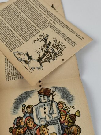 Vorweihnachten, Wandkalendar vom Amt für Schulungsbriefe im Hauptschuhlungsamt der NSDAP, Blätter lose