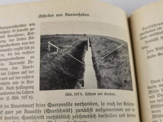 Reichsarbeitsdienst "Handbuch der Arbeitstechnik" Heft 2 Vermessungsarbeiten im Erd- und Kulturbau 1936, 106 Seiten, DIN A5