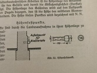 Reichsarbeitsdienst "Handbuch der Arbeitstechnik" Heft 2 Vermessungsarbeiten im Erd- und Kulturbau 1936, 106 Seiten, DIN A5