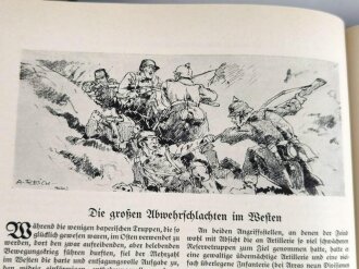 Das Bayernbuch vom Weltkriege 1914 - 1918, Band I+II, datiert 1930, beiliegend die Rechnung von 1937 über 48,45 Reichsmark !