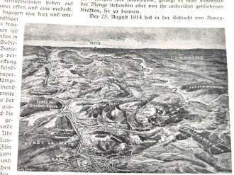 Das Bayernbuch vom Weltkriege 1914 - 1918, Band I+II, datiert 1930, beiliegend die Rechnung von 1937 über 48,45 Reichsmark !