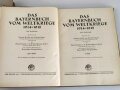 Das Bayernbuch vom Weltkriege 1914 - 1918, Band I+II, datiert 1930, beiliegend die Rechnung von 1937 über 48,45 Reichsmark !