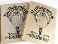 Das Bayernbuch vom Weltkriege 1914 - 1918, Band I+II, datiert 1930, beiliegend die Rechnung von 1937 über 48,45 Reichsmark !