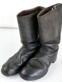 Paar Stiefel für Mannschaften der Wehrmacht. Getragenes Paar, Leder leicht angetrocknet, Sohlenlänge 30cm