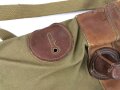 U.S. WWII 1917A1 Browning .30cal Machine Gun M7 Canvas and Leather Cover . Good condition, with carrying strap