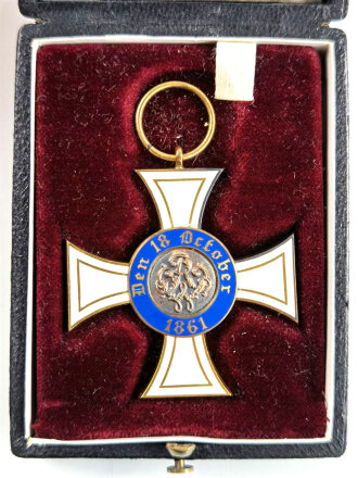 Preussen, Königlicher Kronen Orden Kreuz 3.Klasse im Etui.