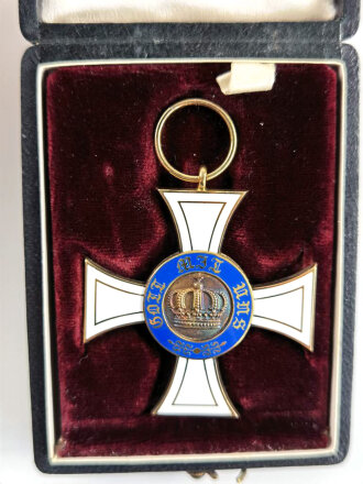 Preussen, Königlicher Kronen Orden Kreuz 3.Klasse im Etui.