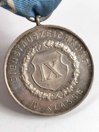 Bayern,  Dienstauszeichnung 3. Klasse 1913, am Band