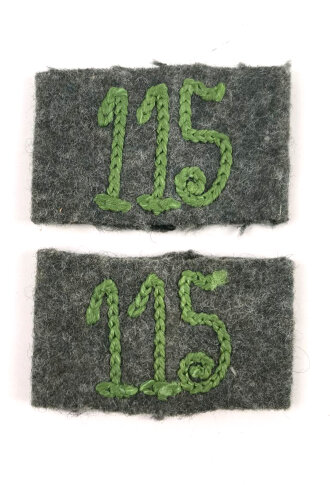 Heer, Paar Überschübe für Schulterklappen " Panzergrenadiere Regiment 115 "