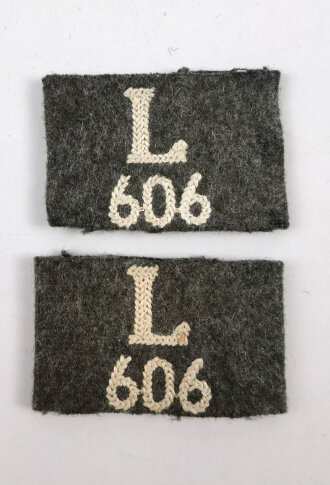 Heer, Paar Überschübe für Schulterklappen "Infanterie Lehr Regiment 606 "