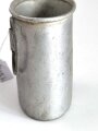 1.Weltkrieg, Trinkbecher aus Aluminium, ungereinigtes Stück