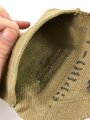 U.S. WWII Bandage pouch. Khaki, dated 1942, used