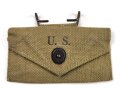 U.S. WWII Bandage pouch. Khaki, dated 1942, used