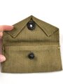 U.S. WWII Bandage pouch. Khaki, dated 1942, used