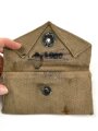 U.S. WWII Bandage pouch. Khaki, dated 1942, used