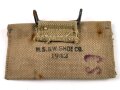 U.S. WWII Bandage pouch. Khaki, dated 1942, used