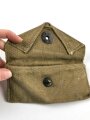 U.S. WWII Bandage pouch. Khaki, dated 1943, used