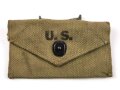 U.S. WWII Bandage pouch. Khaki, dated 1942, unused