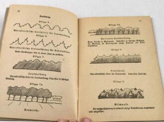 "Das militärische Geländezeichnen im Aufklärungsdienst", datiert 1924, über DIN A6, 35 Seiten