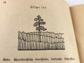 "Das militärische Geländezeichnen im Aufklärungsdienst", datiert 1924, über DIN A6, 35 Seiten