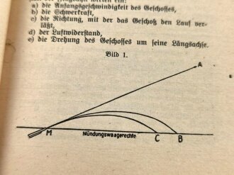 "Schießvorschrift für Gewehr (Karabiner), leichtes Maschinengewehr, Pistole usw.", datiert 1937, DIN A5, 162 Seiten