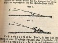 "Schießvorschrift für Gewehr (Karabiner), leichtes Maschinengewehr, Pistole usw.", datiert 1937, DIN A5, 162 Seiten