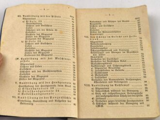 H.Dv. 130/2a "Ausbildungsvorschirft für die Infanterie Heft 2a Die Schützkompanie", 255 Seiten, datiert 1941, DIN A6