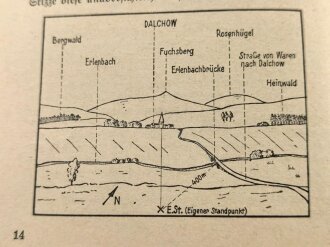 "Das Abfassen von Meldungen und das Anfertigen von Skizzen", 34 Seiten, über DIN A6