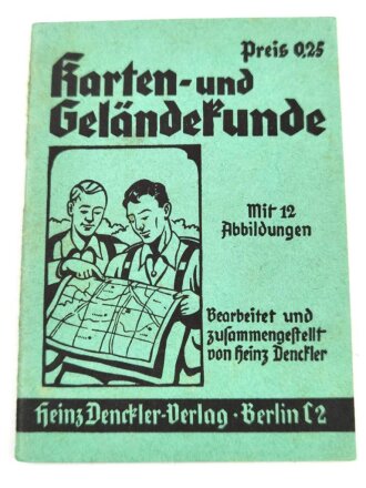 "Karten- und Geländekunde", 34 Seiten, DIN A6